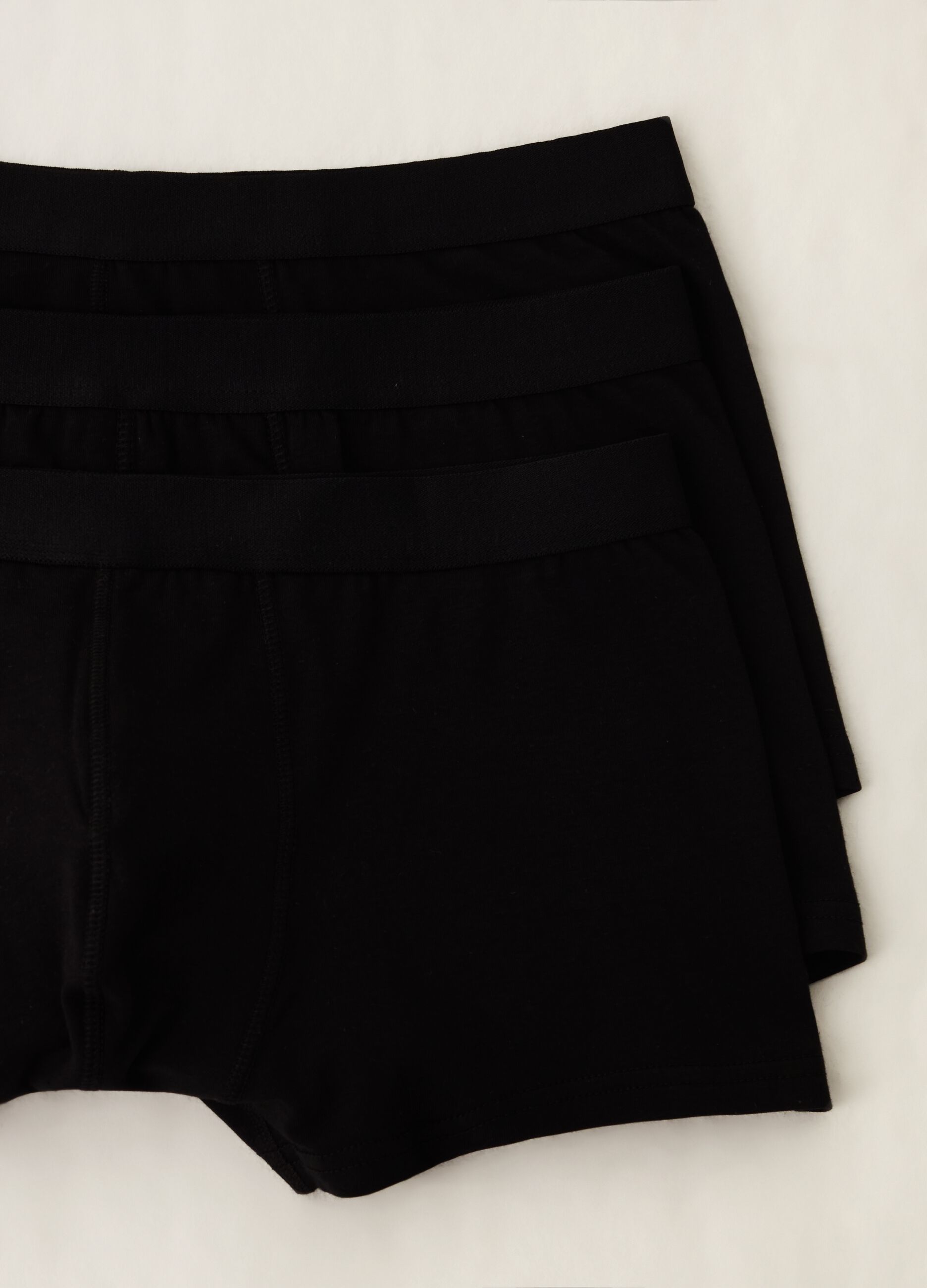 Tripack boxer in cotone bio stretch
