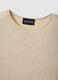 Beige short-sleeve pure linen T-shirt, regular fit_5