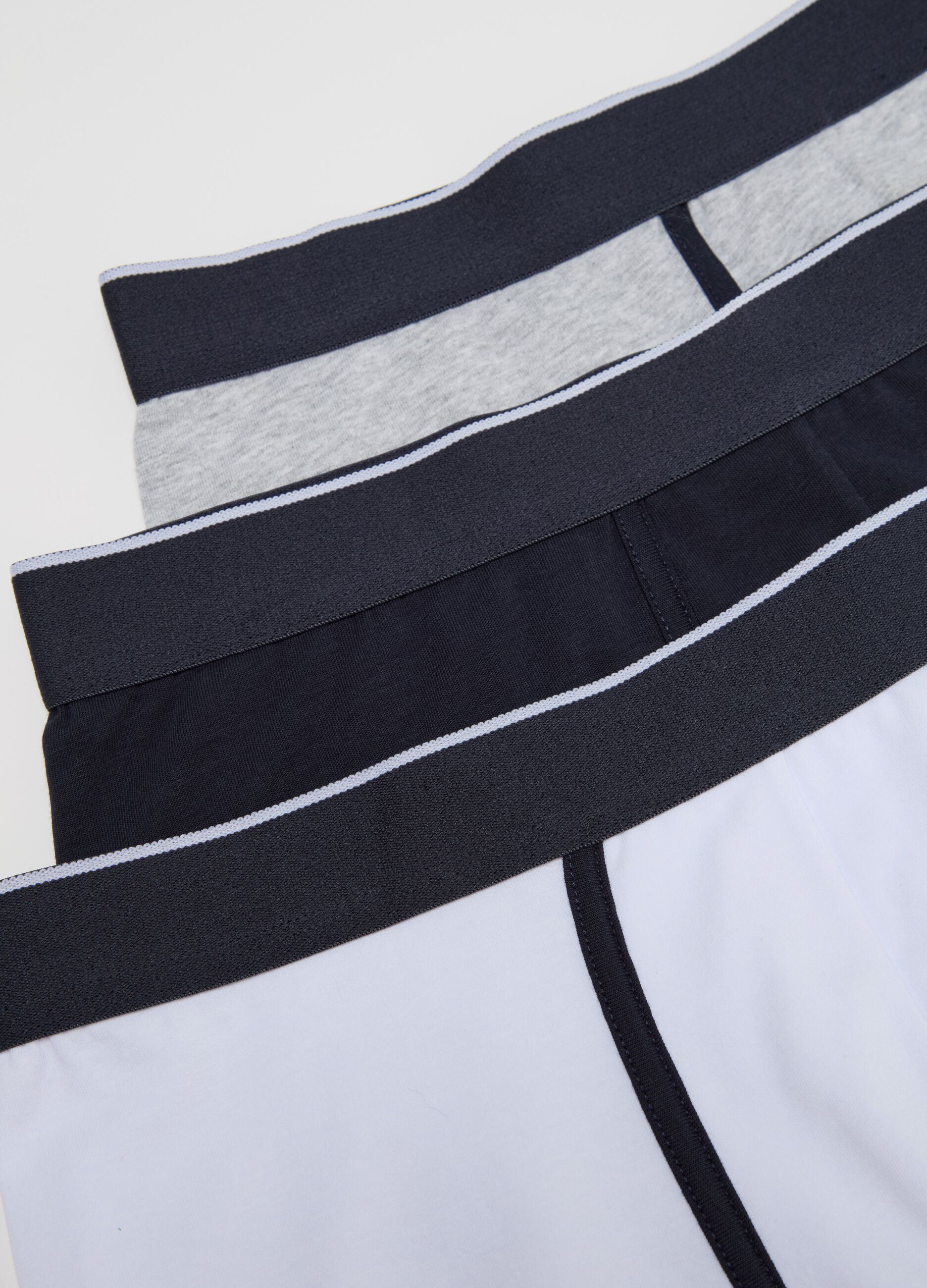 Three-pack stretch cotton boxer shorts