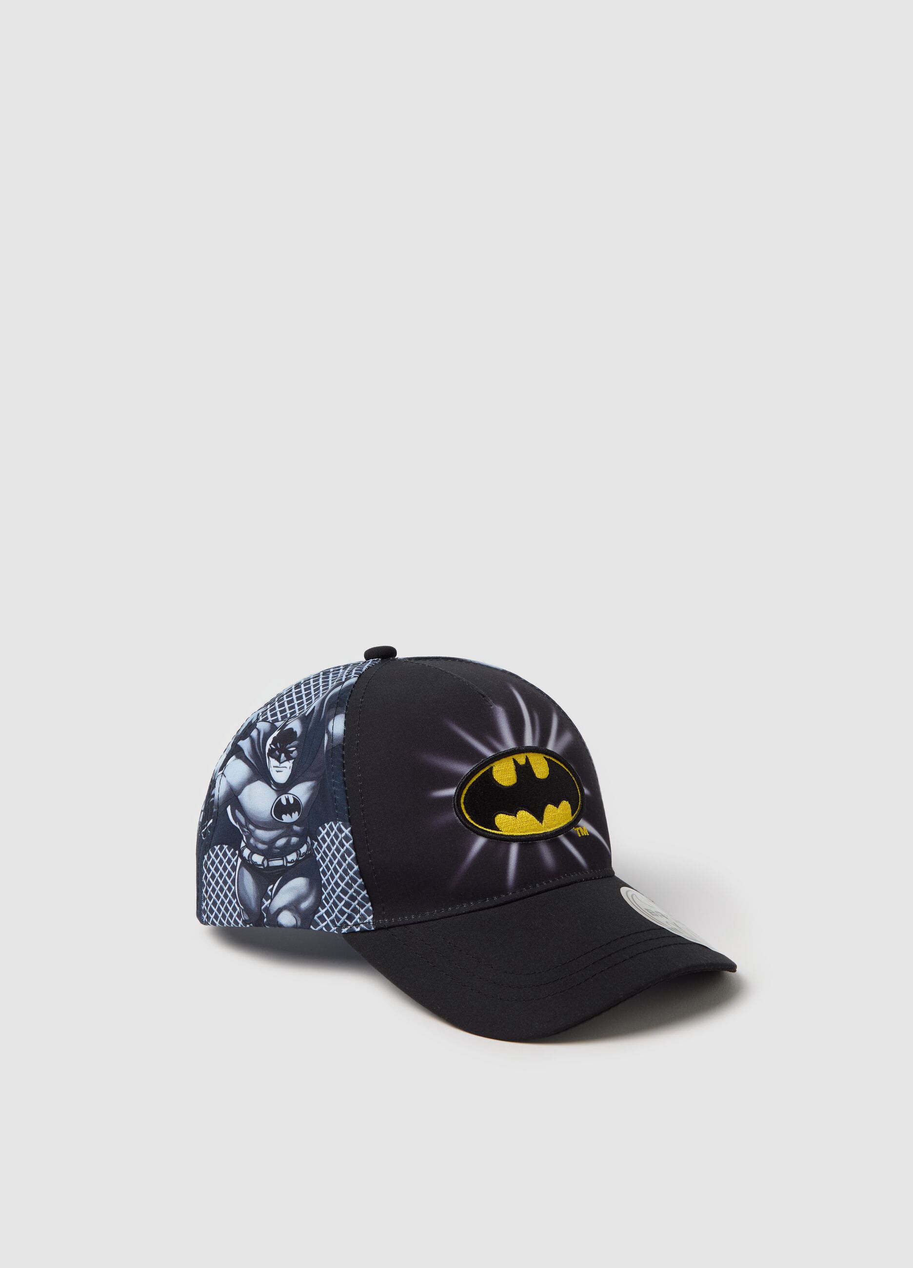 Boys’ baseball cap in multicoloured blended fabric