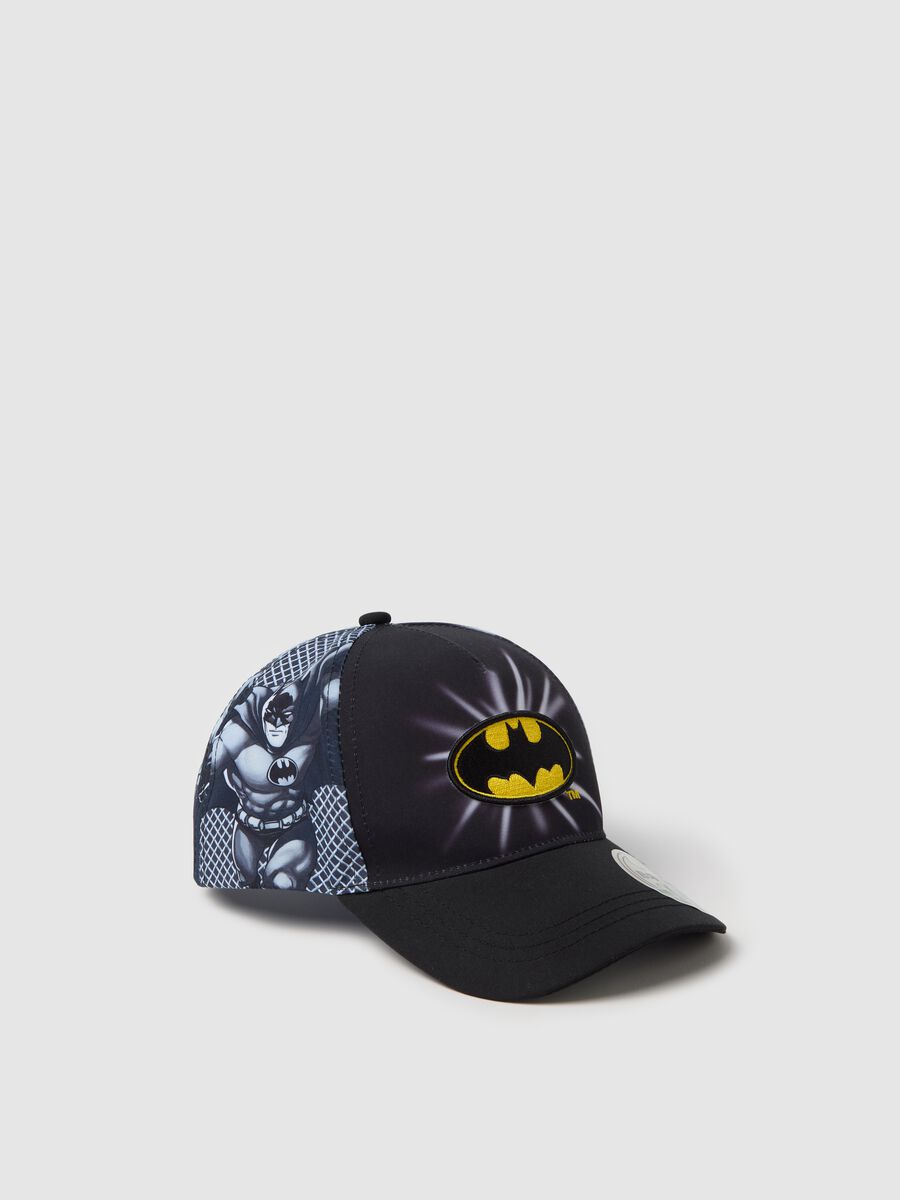 Boys’ baseball cap in multicoloured blended fabric_0