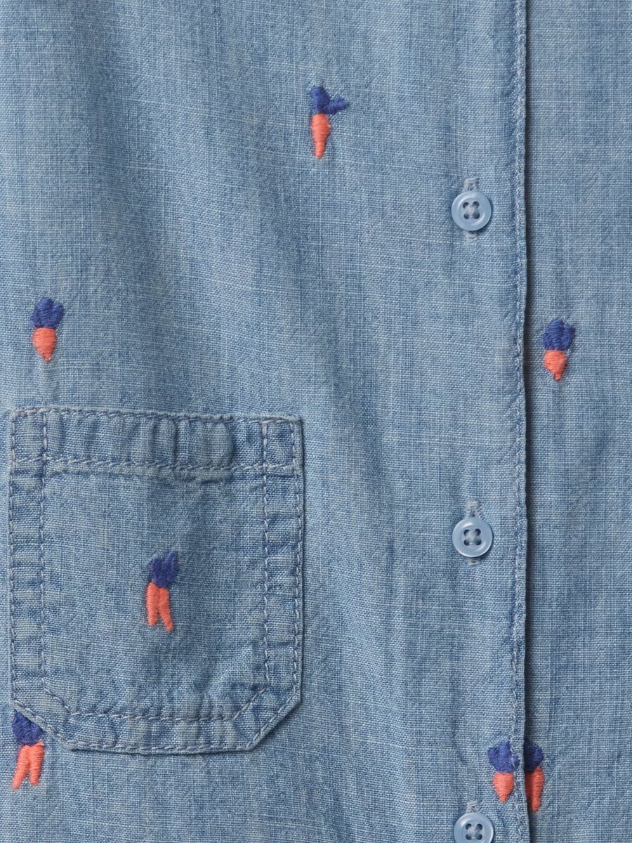 Tutina in denim con ricami_2