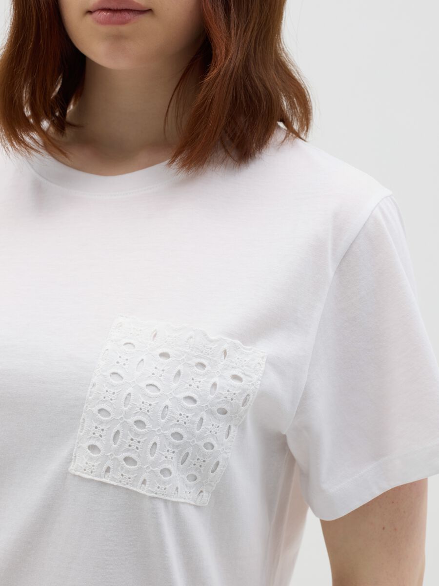 Mya White Pure Cotton T-shirt_3