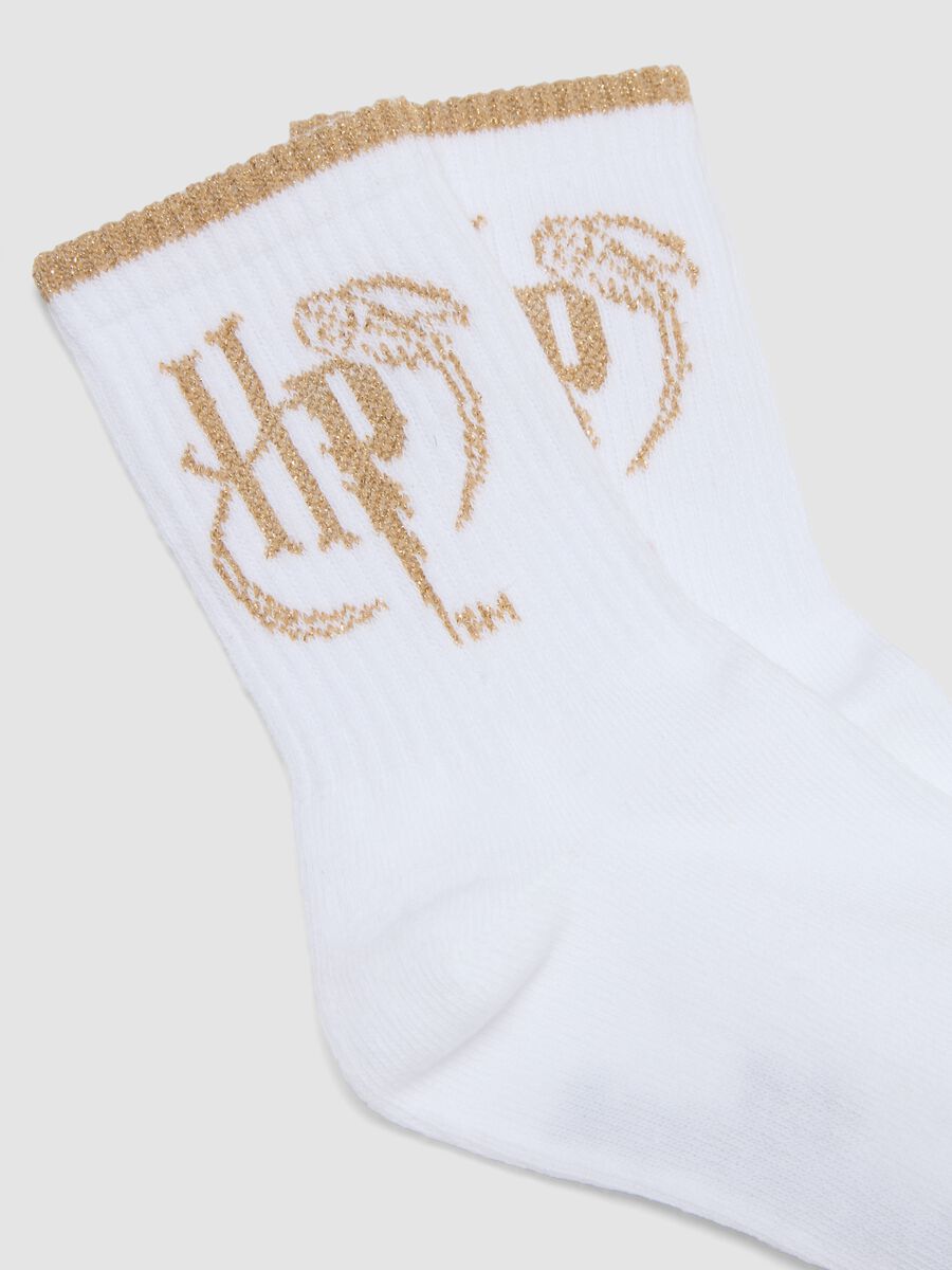 2-pack of Harry Potter-themed midi socks in stretchy organic cotton_1