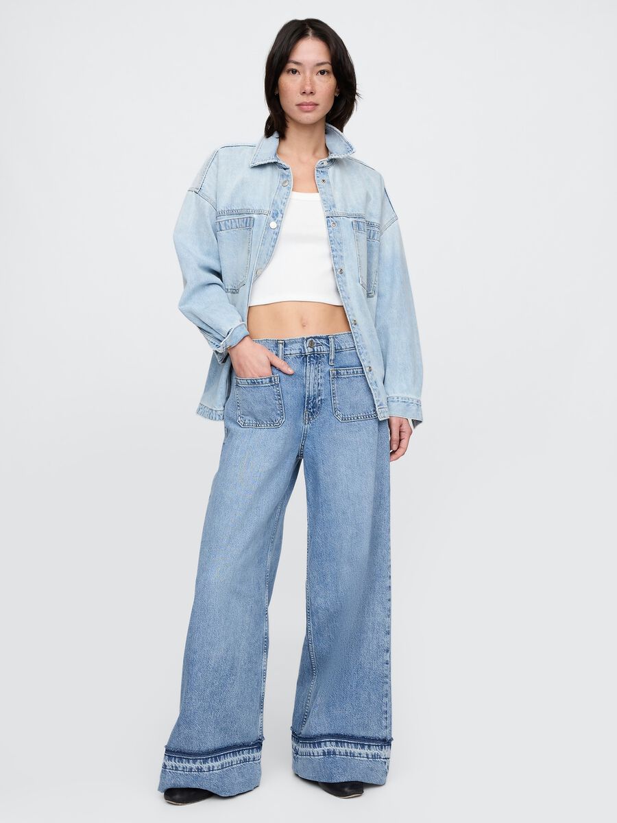 Gap Wide Leg Denim Jeans_0
