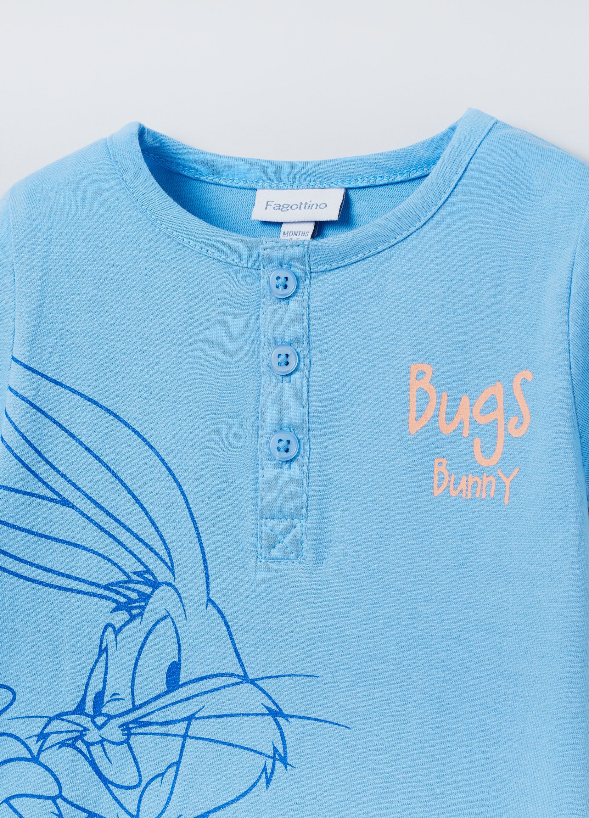 Pyjama romper suit with Bugs Bunny print