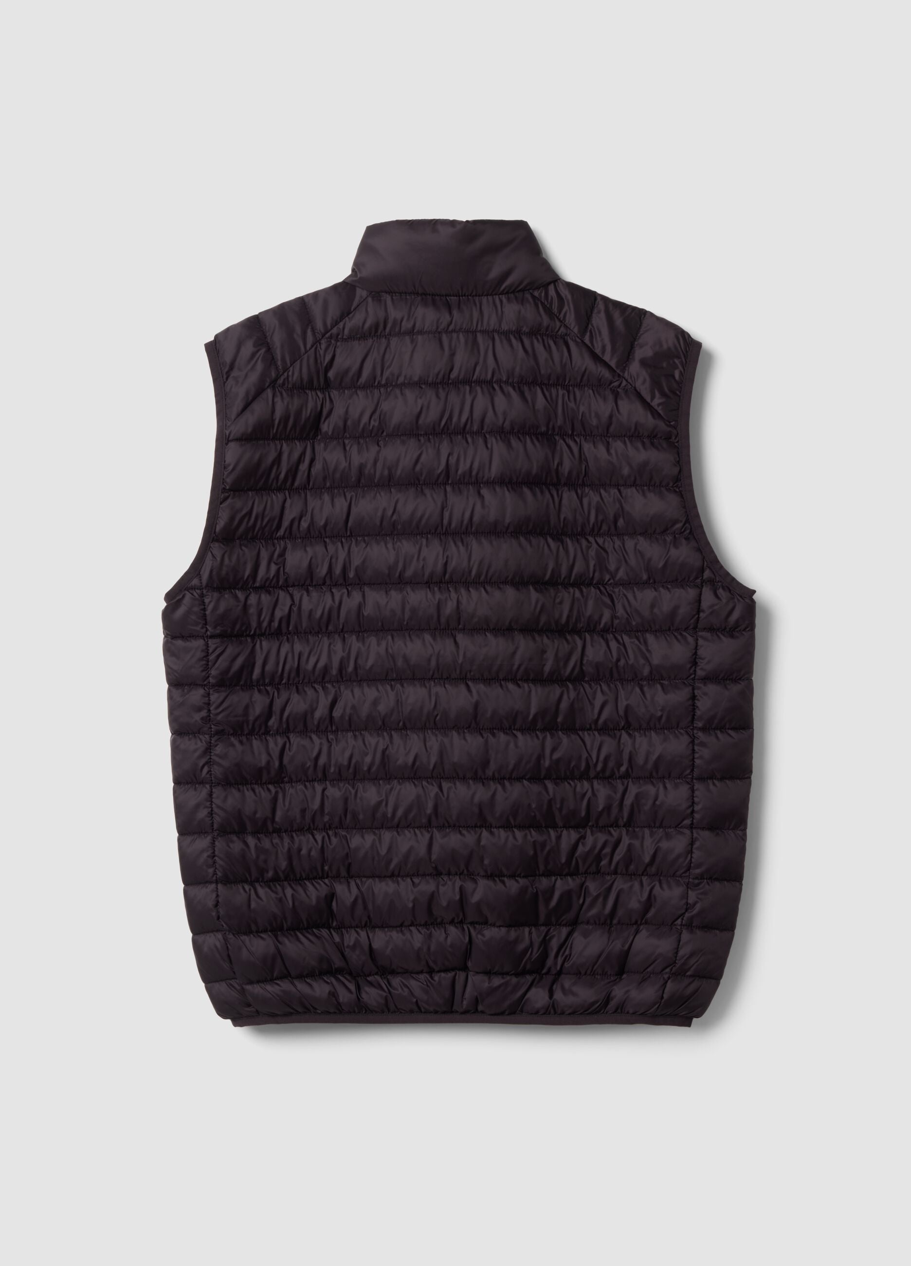 Purple Ultralight padded gilet with zip