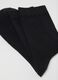 Two-pack black stretchy cotton mix socks_2