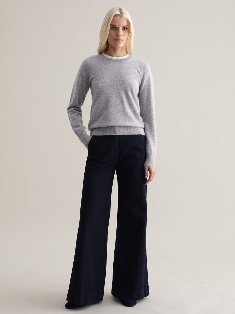 Cashmere pullover with round neck_1