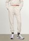 White cotton-blend joggers with elasticated waistband, regular fit_1