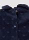 Baby girl's blue playsuit in velvet cotton blend with hearts_3