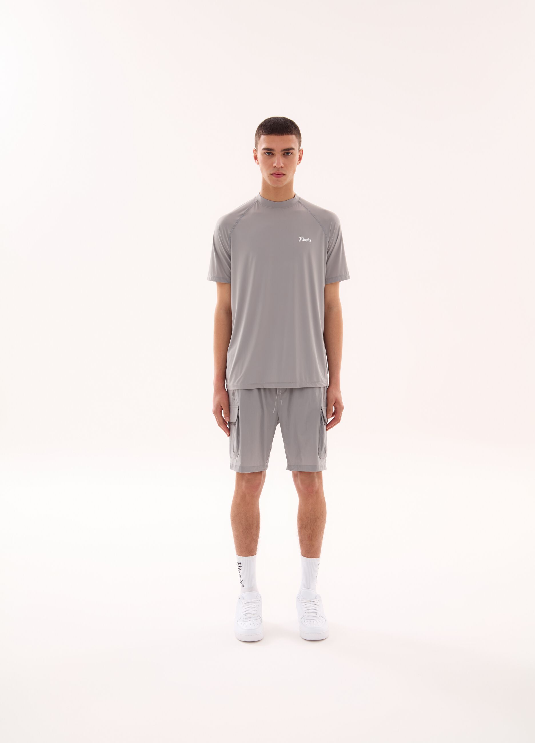 Technical T-shirt Light Grey
