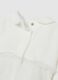 Infant dress in white cotton blend regular fit with glitter_3