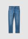 Skinny fit blue denim jeans_4