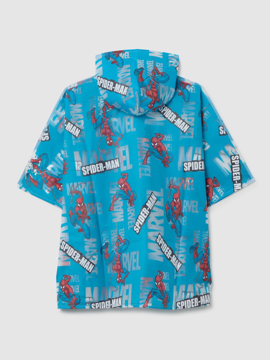 Children's Blue Waterproof Poncho_1
