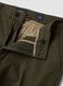 Pantaloni chino verde in twill di cotone elasticizzato slim fit_1