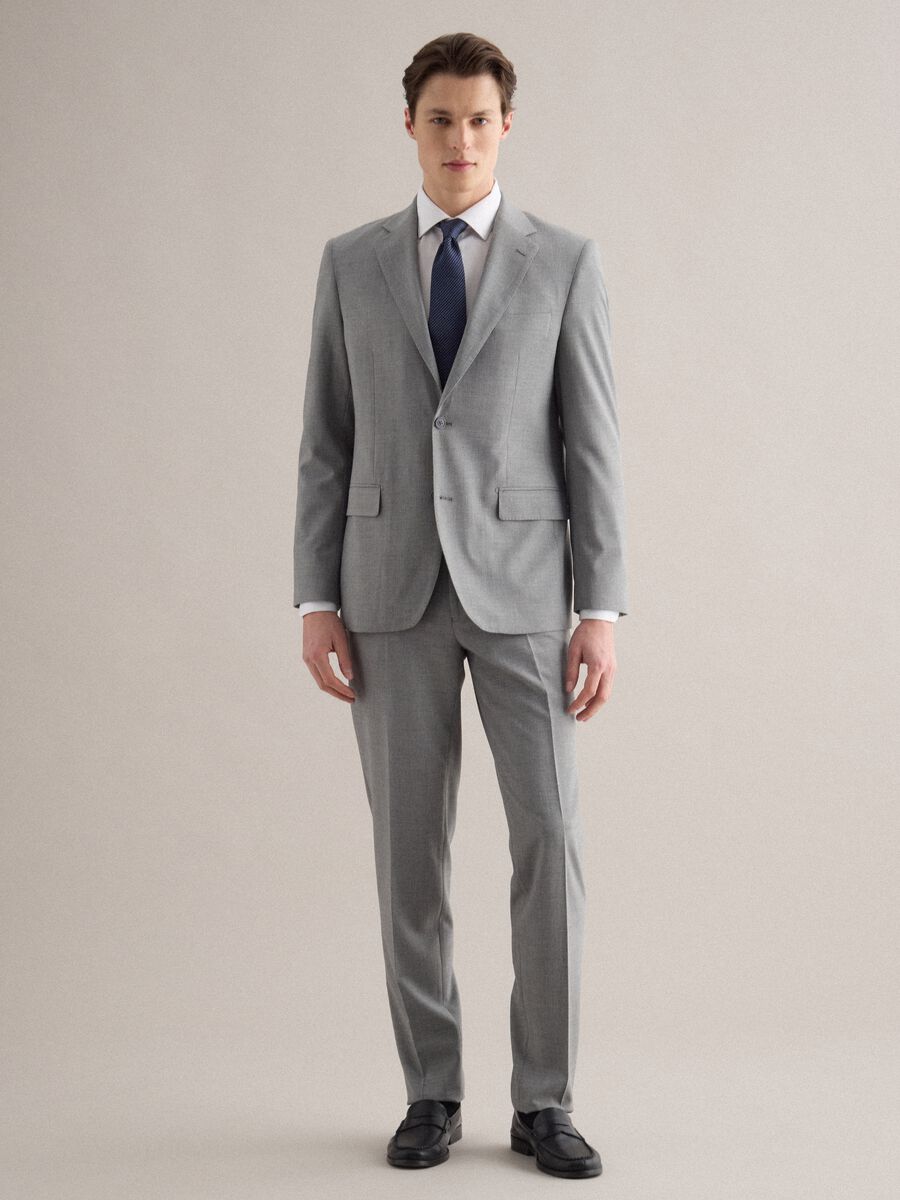 Pantaloni grigi slim fit_0