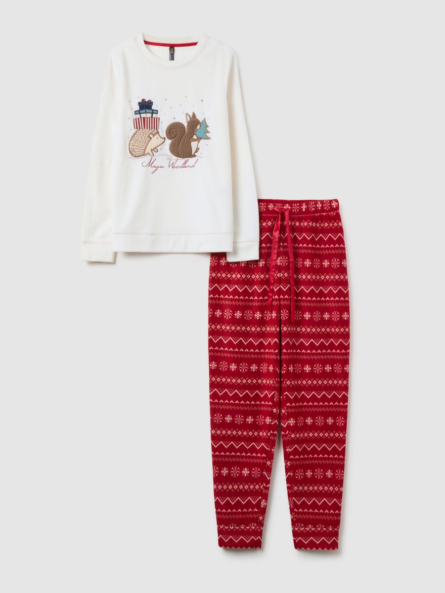 Multicolor Mixed Regular Fit Pyjamas_4