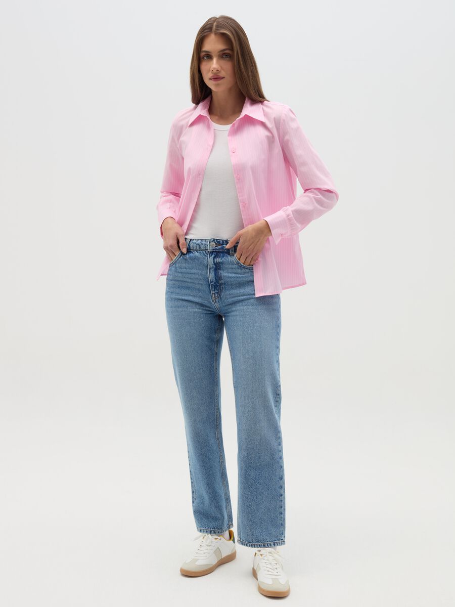 Curvy shirt in cotton blend_1