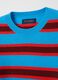 Maglione a righe multicolor in pura lana_5