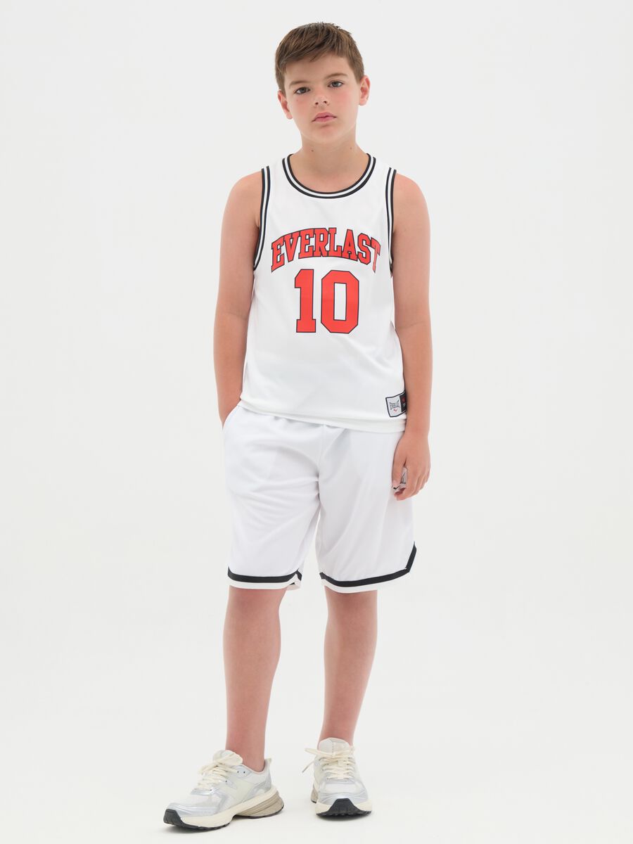Boys’ white regular-fit shorts_0