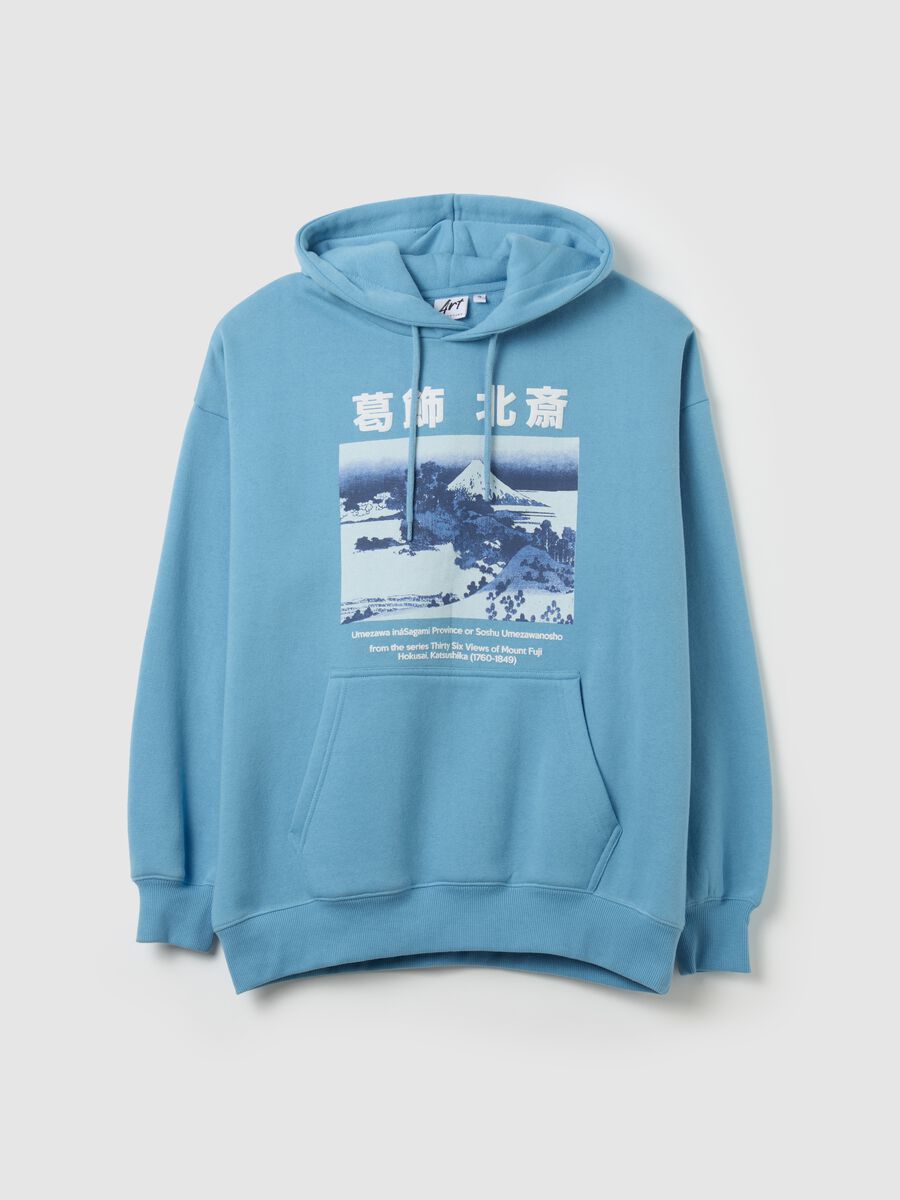 Oversized sweatshirt with hood and print_4