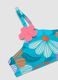 Bikini multicolor con stampa floreale per bambina_2