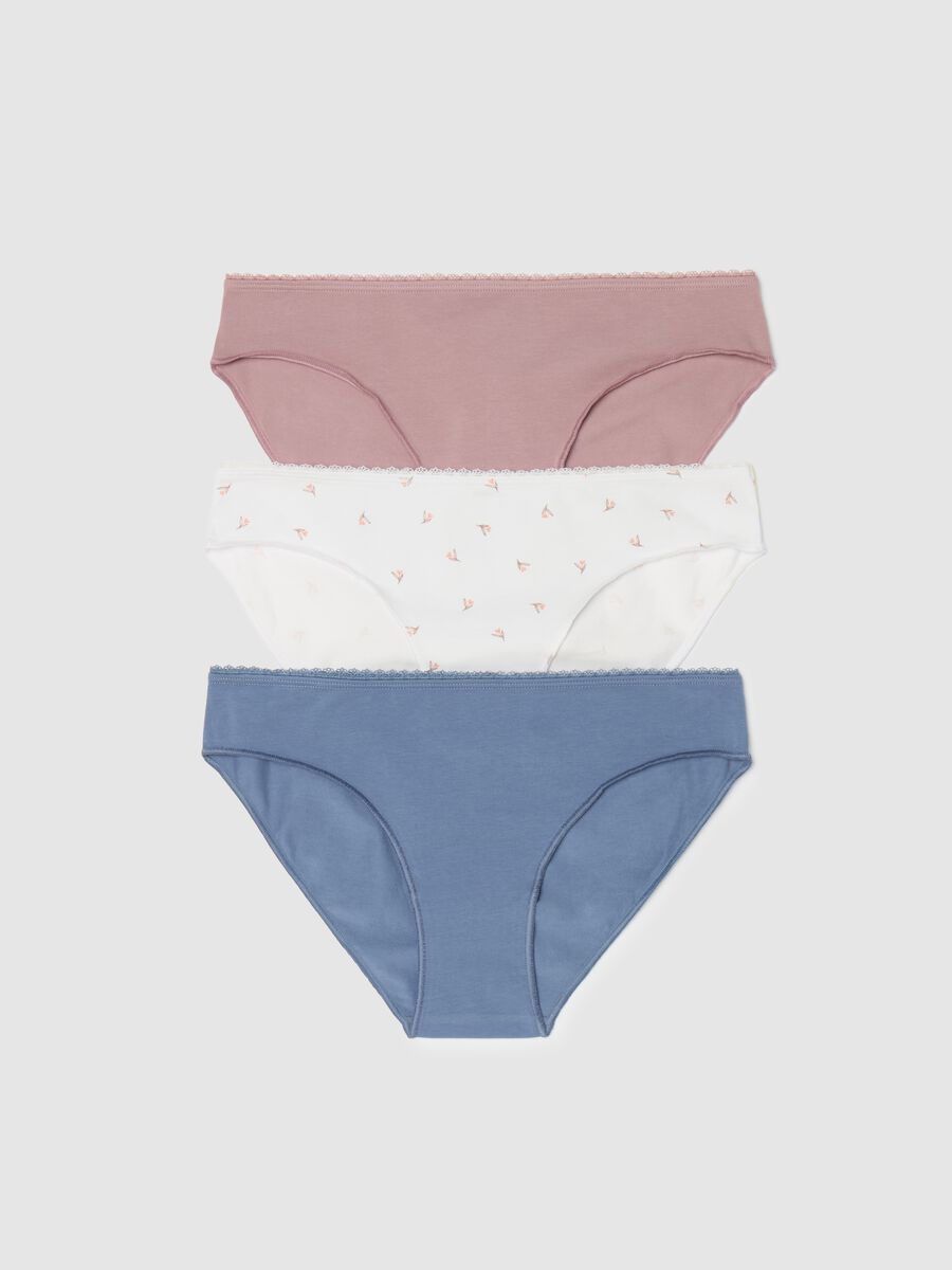 Three-pack stretch cotton briefs with print_4