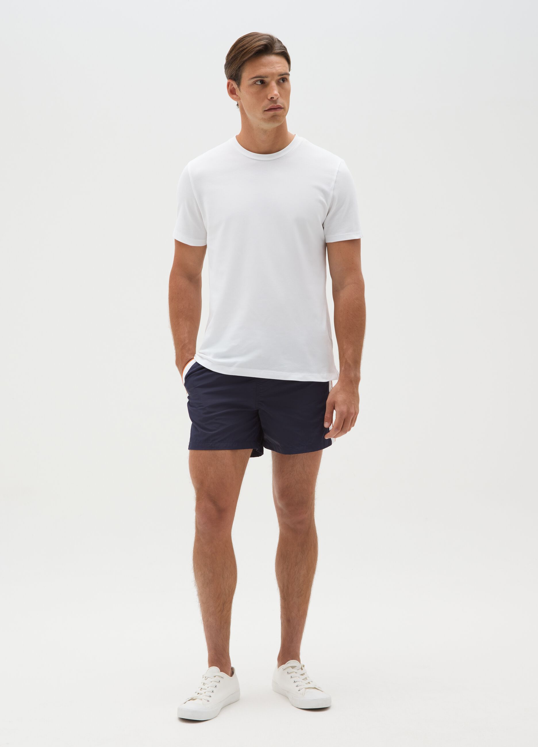 Men's mixed multicoloured shorts with regular-fit