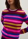 Multicolour Striped Sweater in Pure Wool_3