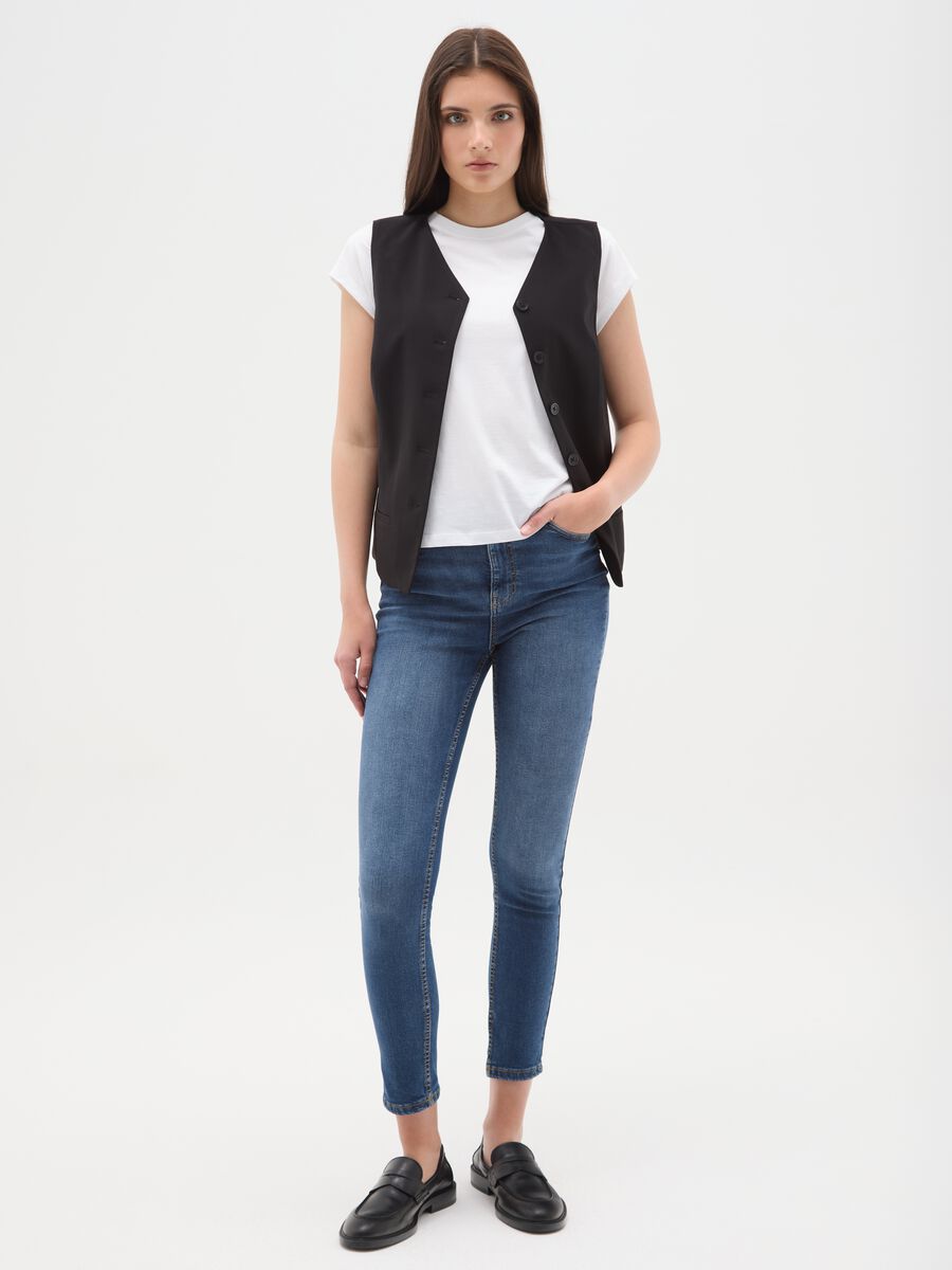 Skinny jeans in stretch denim_0
