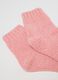 Pink Stretch Fabric Socks_1
