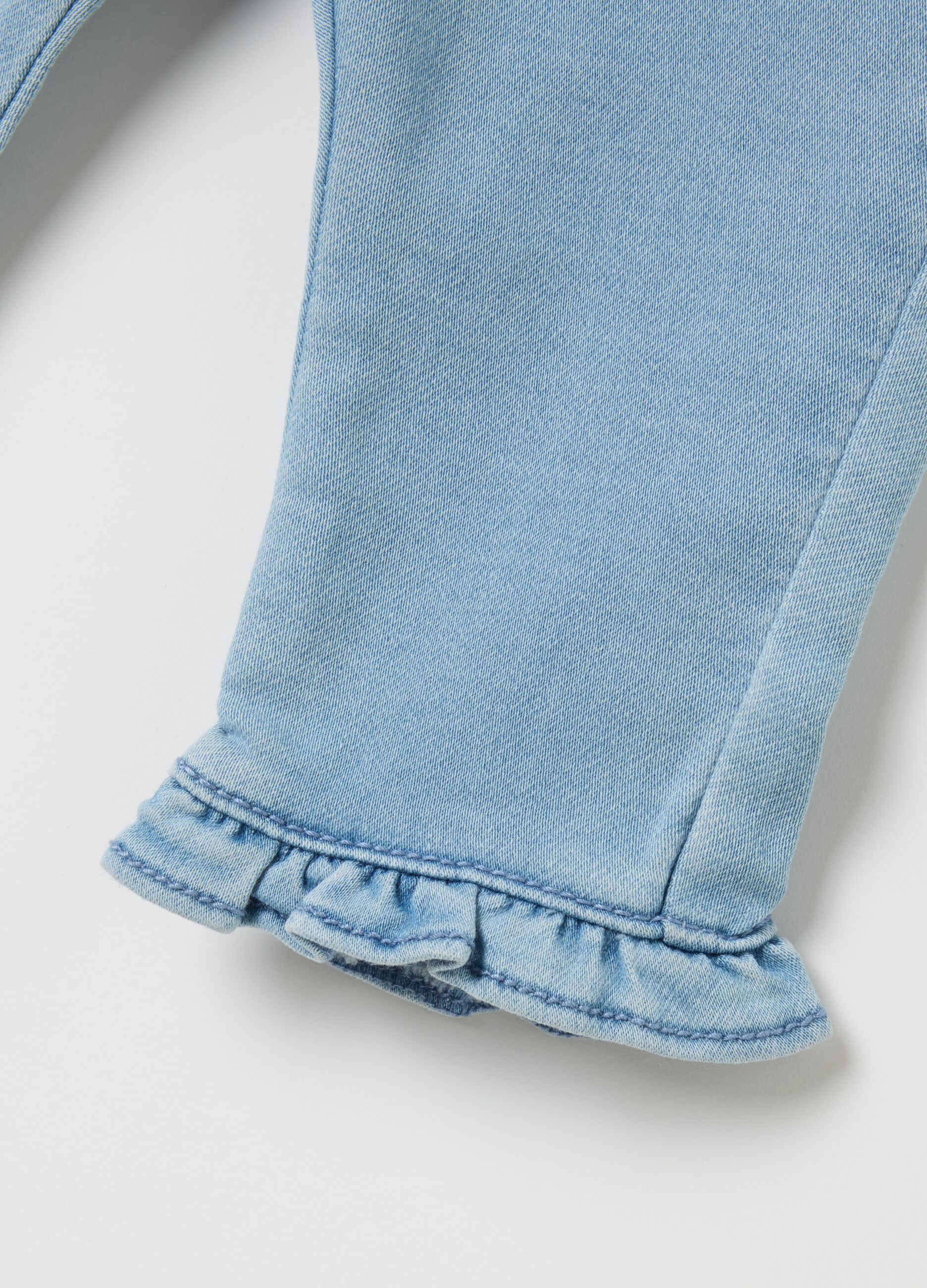 Baby Girl Denim Jeans Regular Fit in Light Blue