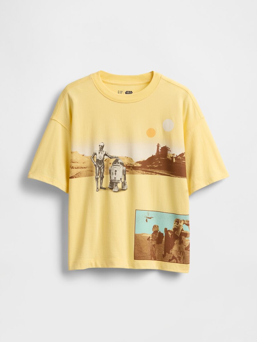 Yellow Star Wars T-shirt_0