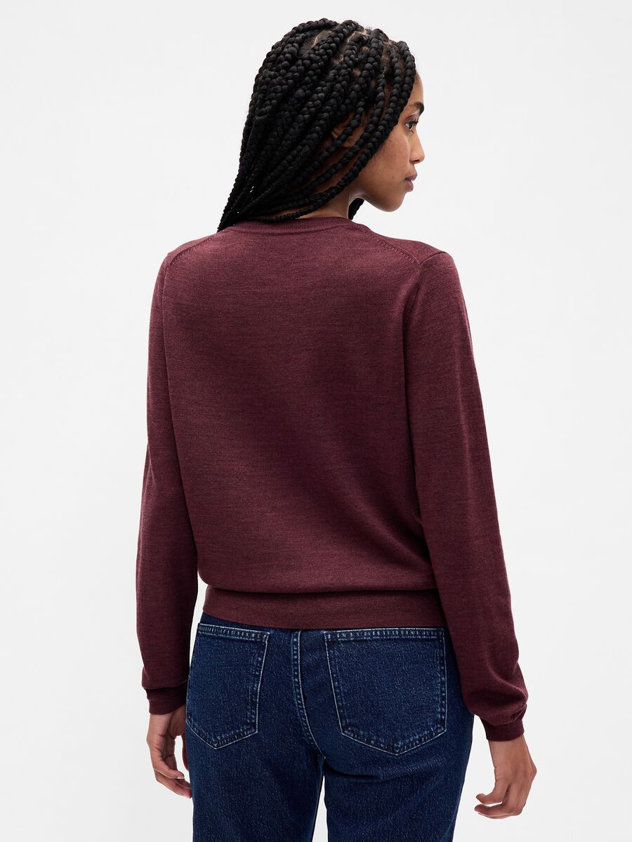 Purple pure wool jumper_1