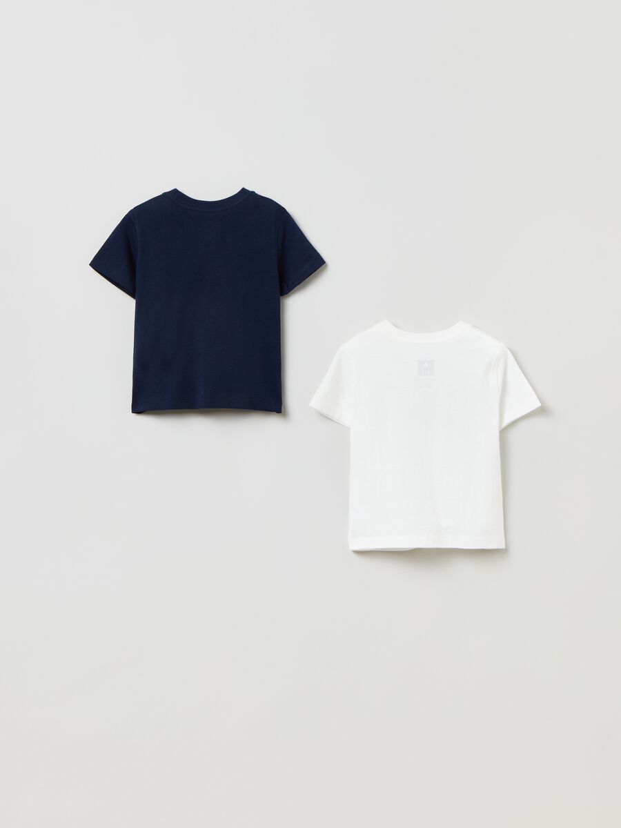 Two-pack T-shirts in cotton with logo print_1