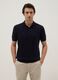 Pure cotton blue polo regular fit_0