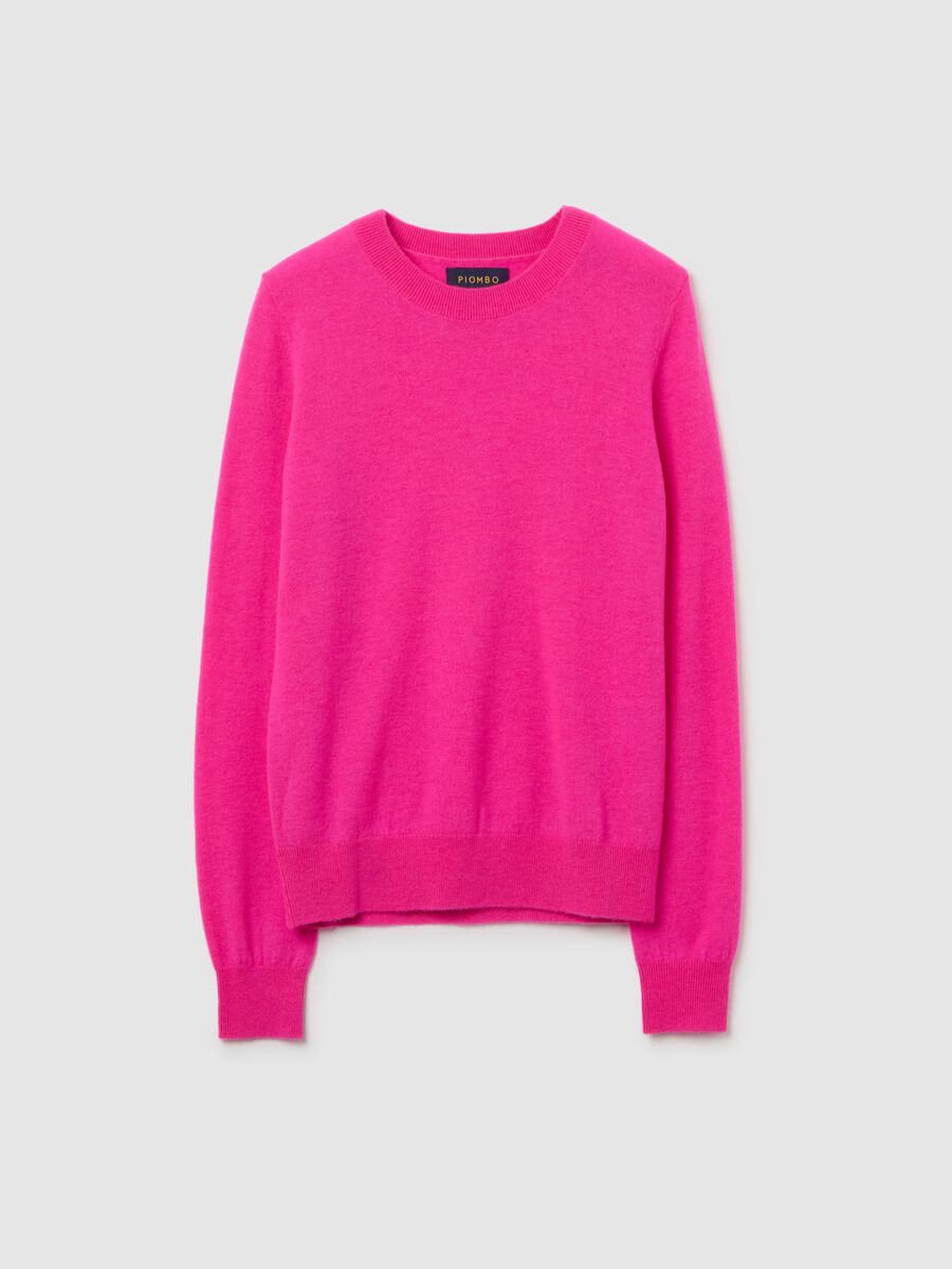 Pure Wool Pink Sweater Regular Fit_4