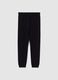 Boys' black pure cotton jogger trousers - regular fit_1