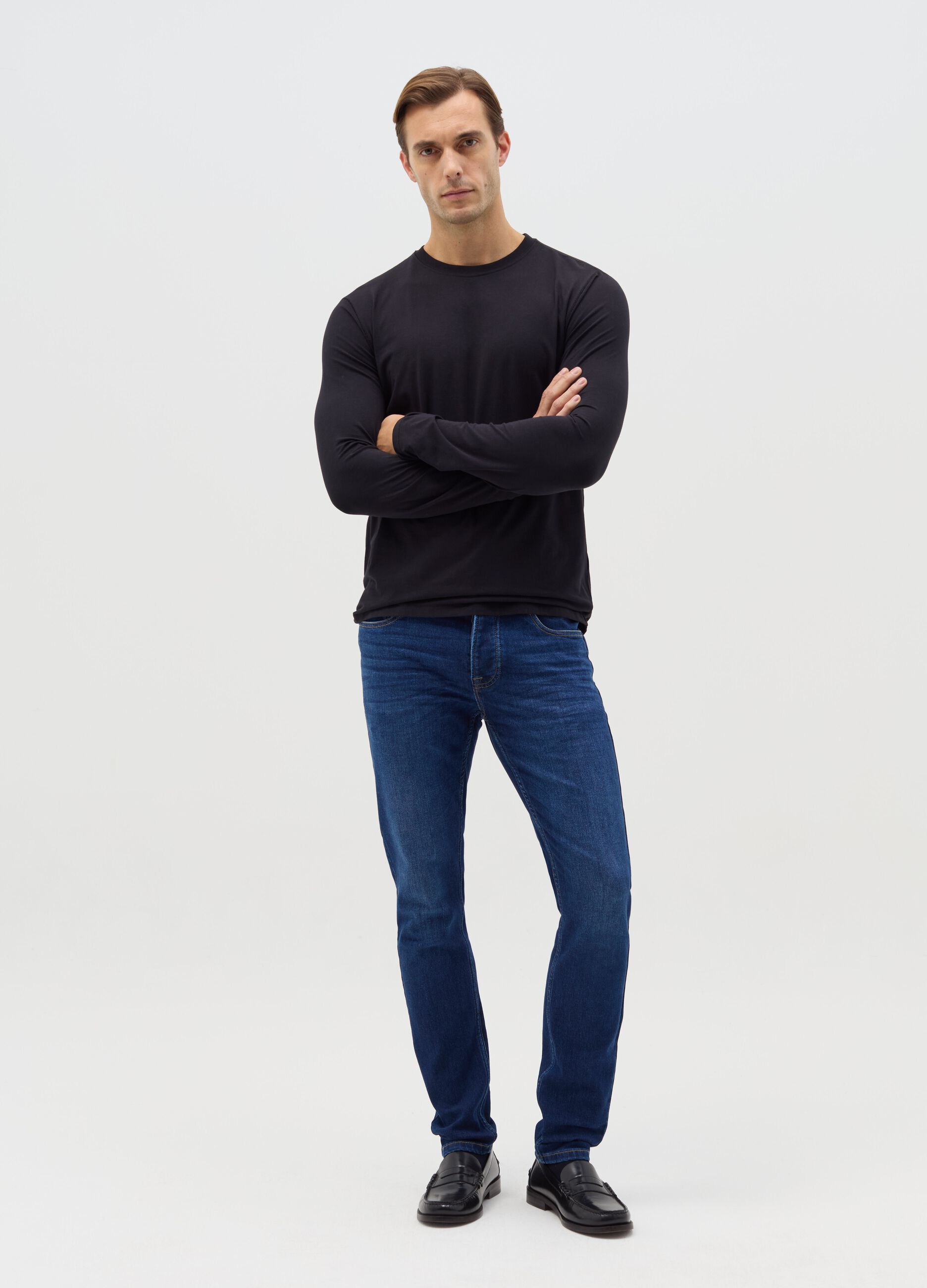 Skinny-fit jeans with five pockets