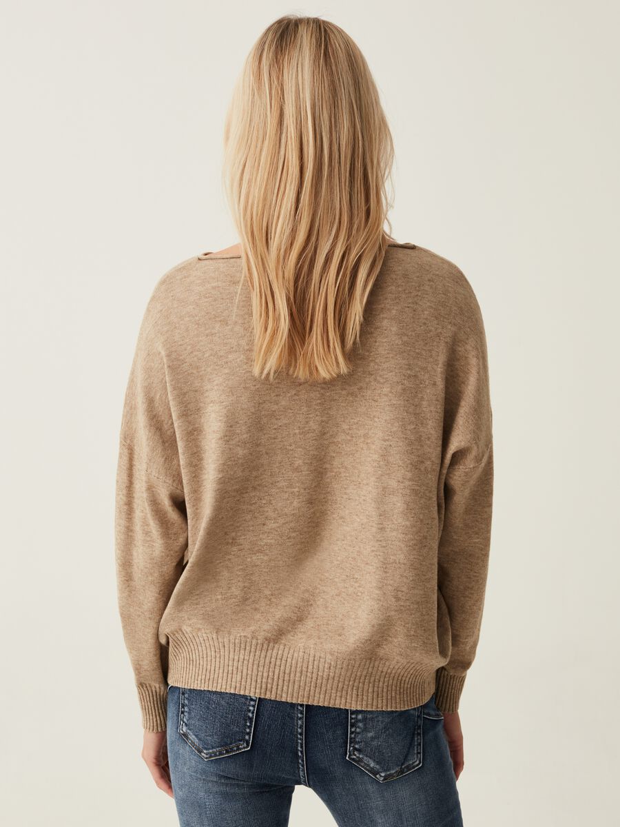 Maglia oversize con scollo a barca_2