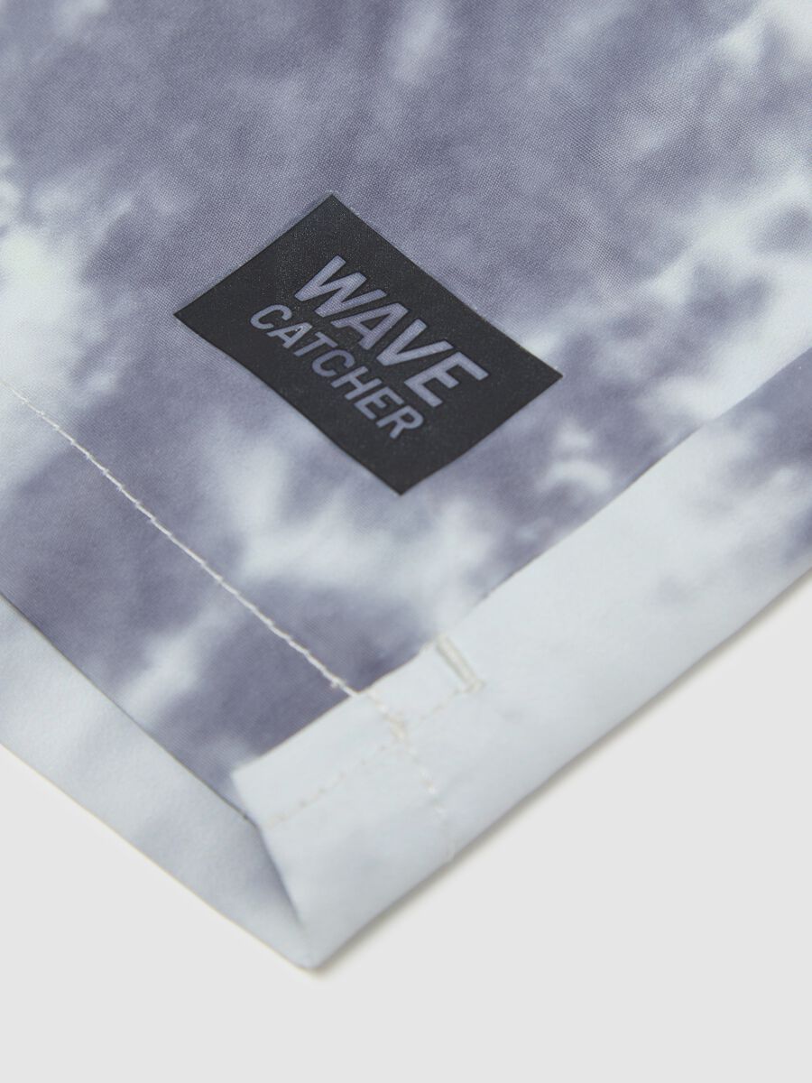 Grey tie-dye swim trunks OVS Kids_3