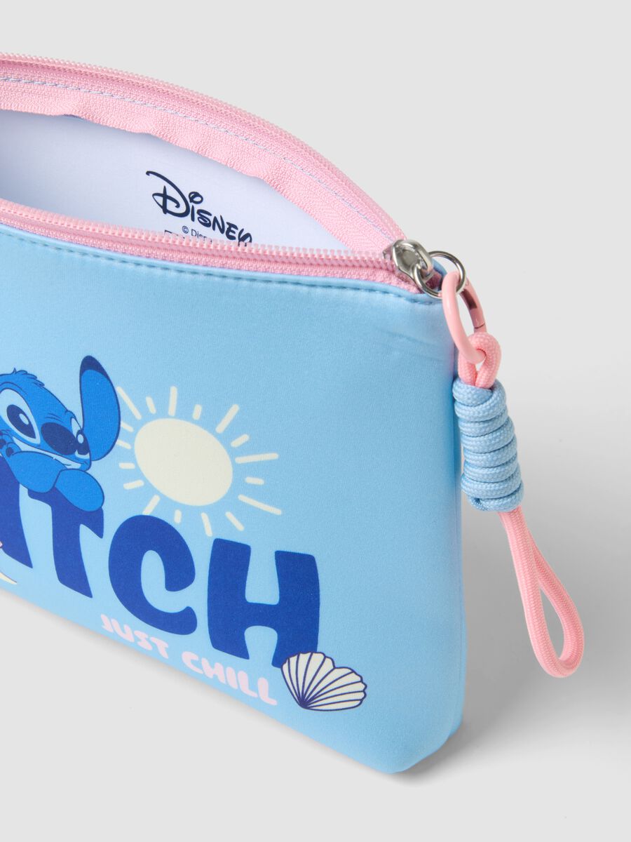 Blue beauty case with Stitch print_2