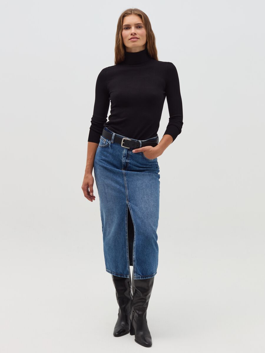 Pullover a collo alto_1