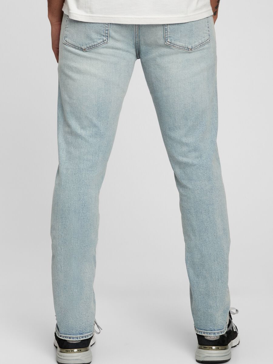 Slim-fit jeans with discolouring_2