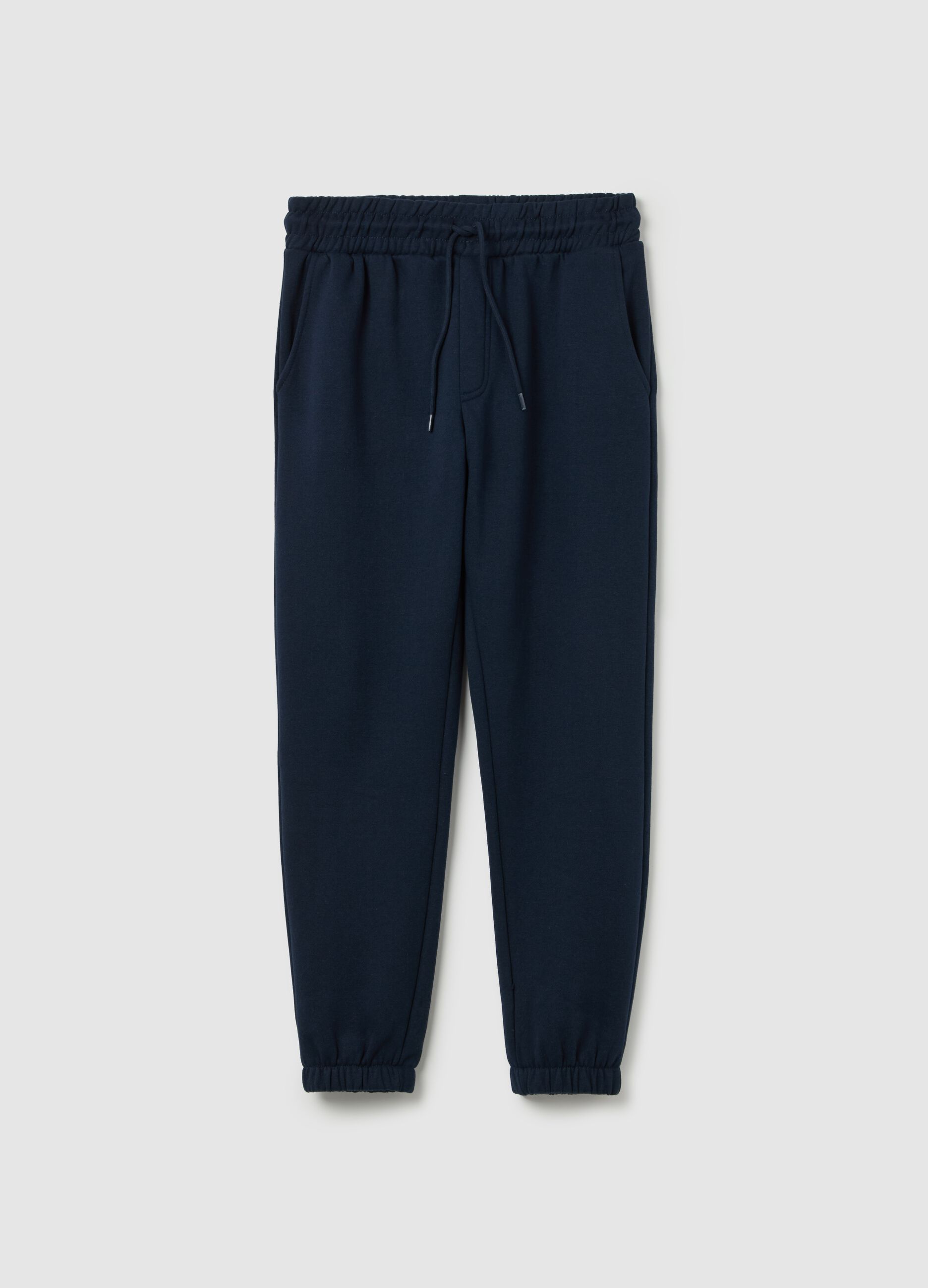 Essential fleece joggers with drawstring