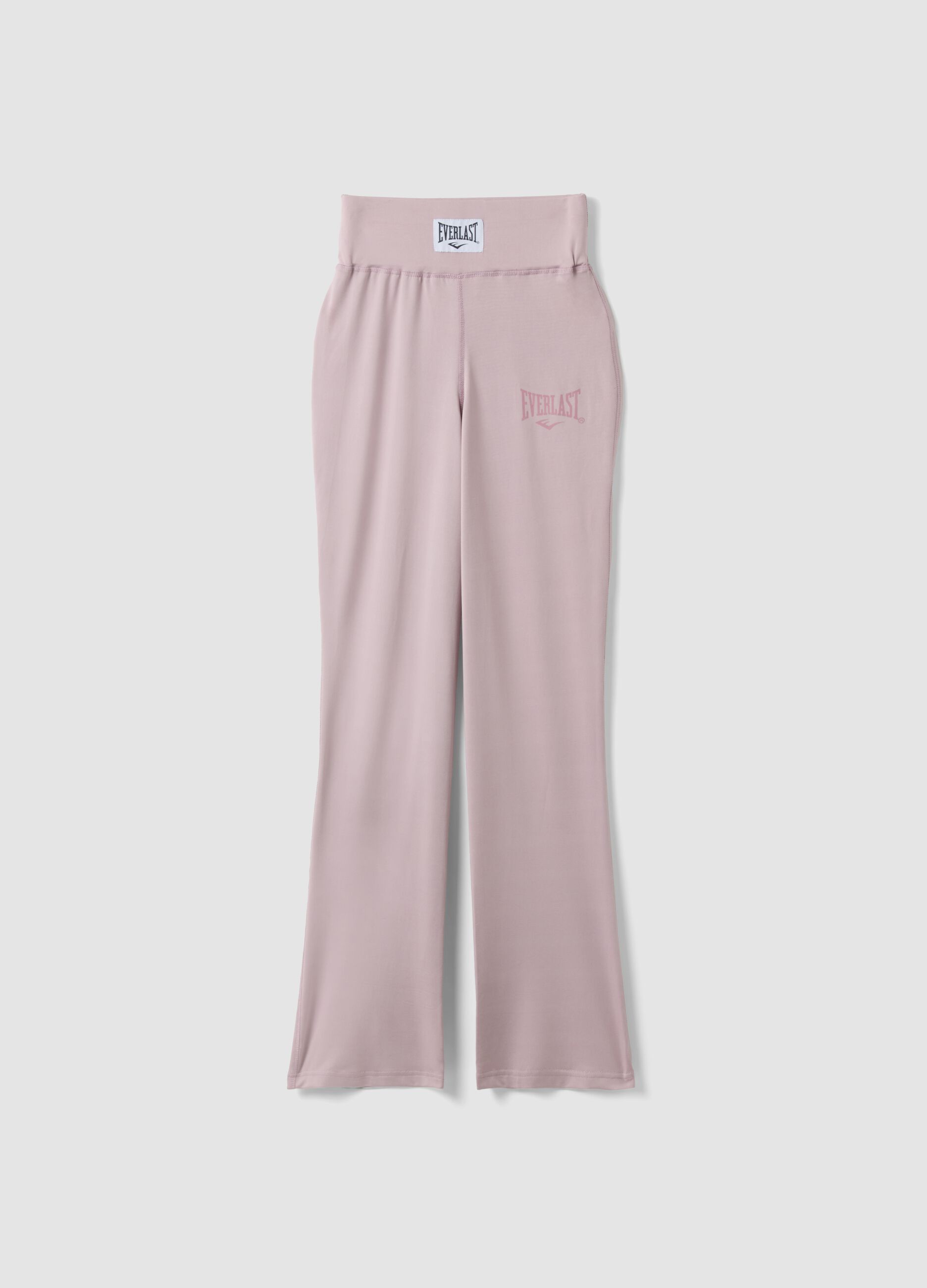 Pink regular fit leggings with Everlast logo