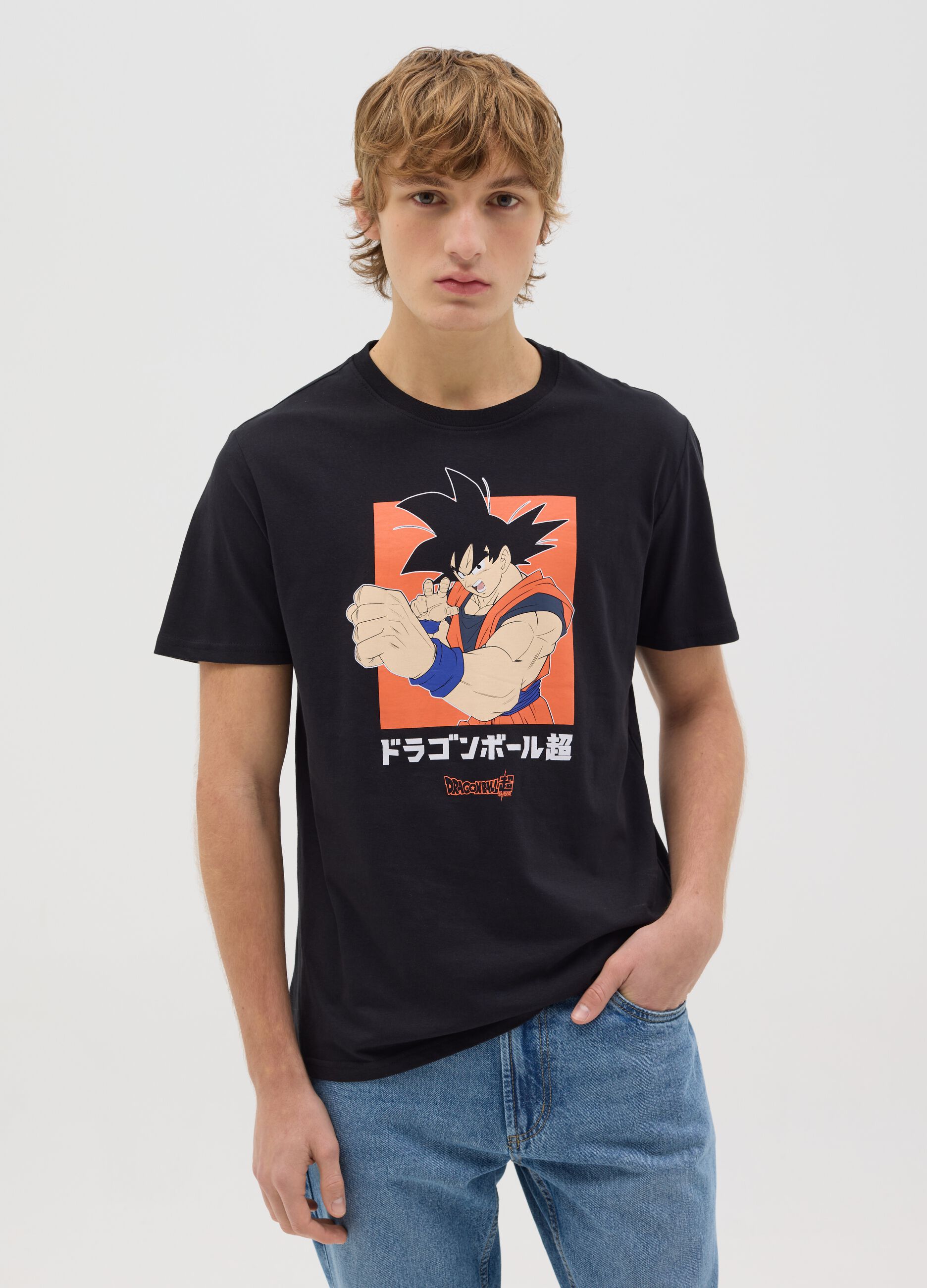 Black T-shirt with Dragon Ball Z print