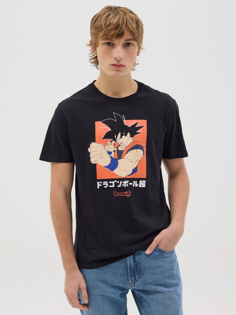 Black T-shirt with Dragon Ball Z print_0