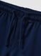 Completo blu e verde in puro cotone per bimbo regular fit_3